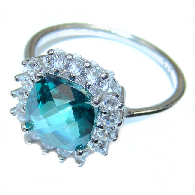 Blue Perfection London Blue Topaz .925 Sterling Silver Ring size 6 1/4