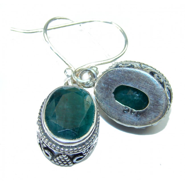 Just Perfect Jade .925 Sterling Silver HANDCRAFTED earrings