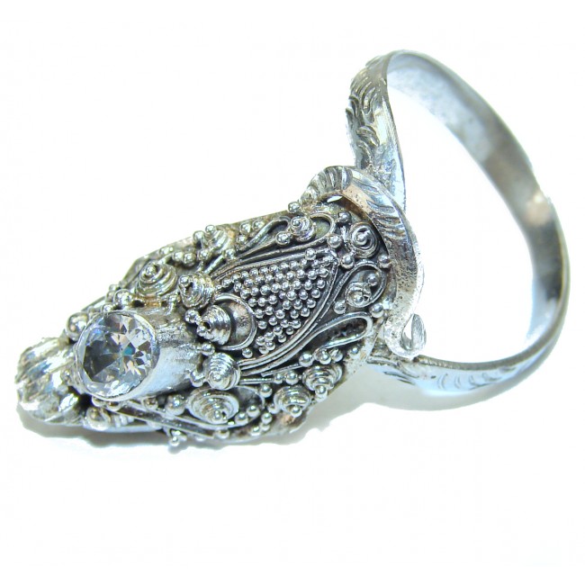 Thai Dragon . 925 Sterling Silver Ring s. 9
