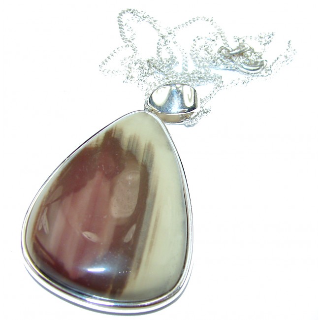 One of the kind AAA + quaity Imperial Jasper Sterling Silver handmade necklace