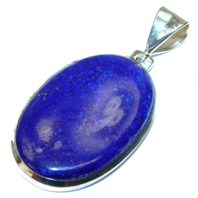 Perfect Afgan Lapis Lazuli .925 Sterling Silver handcrafted Pendant