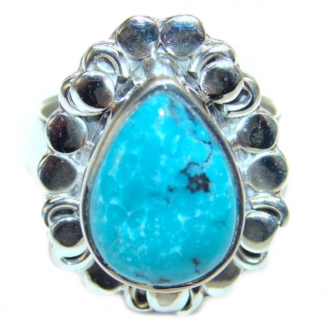 Turquoise .925 Sterling Silver ring; s. 7