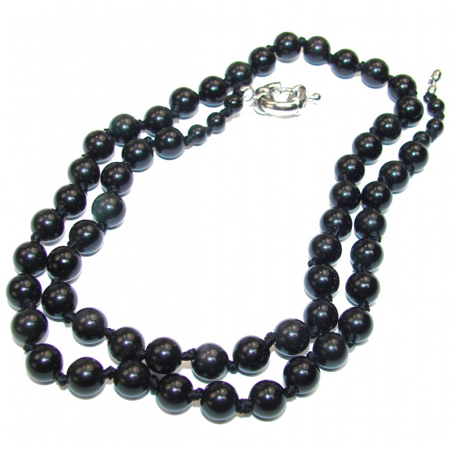 Black Whisper Black Onyx Sterling Silver necklace
