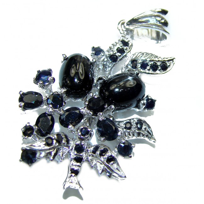 Vintage Design Sapphire .925 Sterling Silver pendant