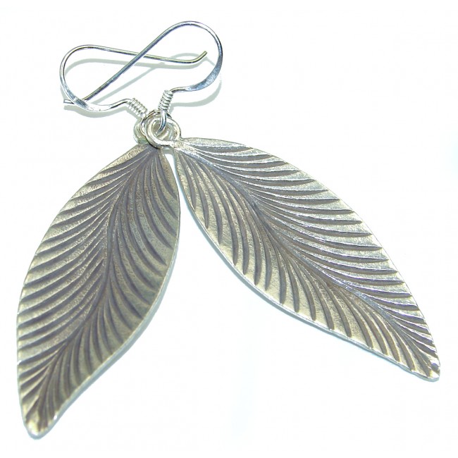 Silver Leaves Sterling Silver earrings