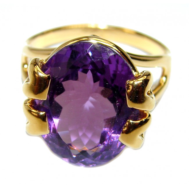 Purple Beauty Amethyst .925 Sterling Silver Ring size 9 3/4