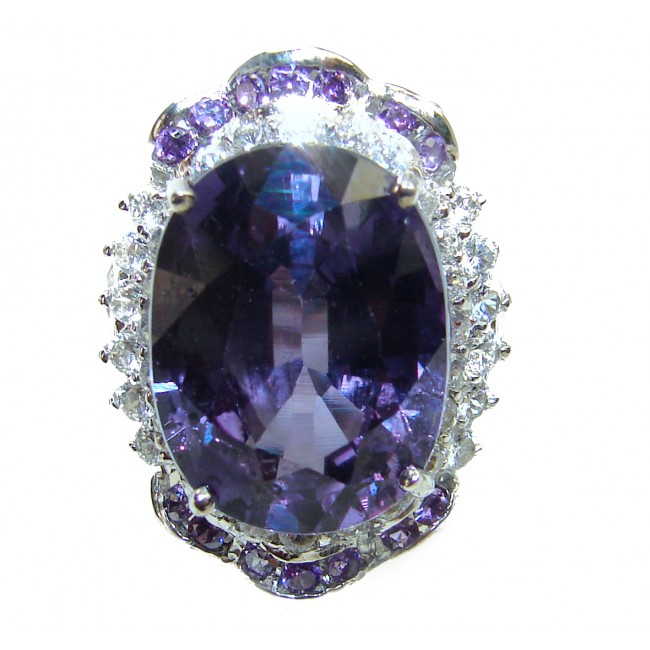 Purple Beauty Amethyst .925 Sterling Silver Ring size 5 1/2