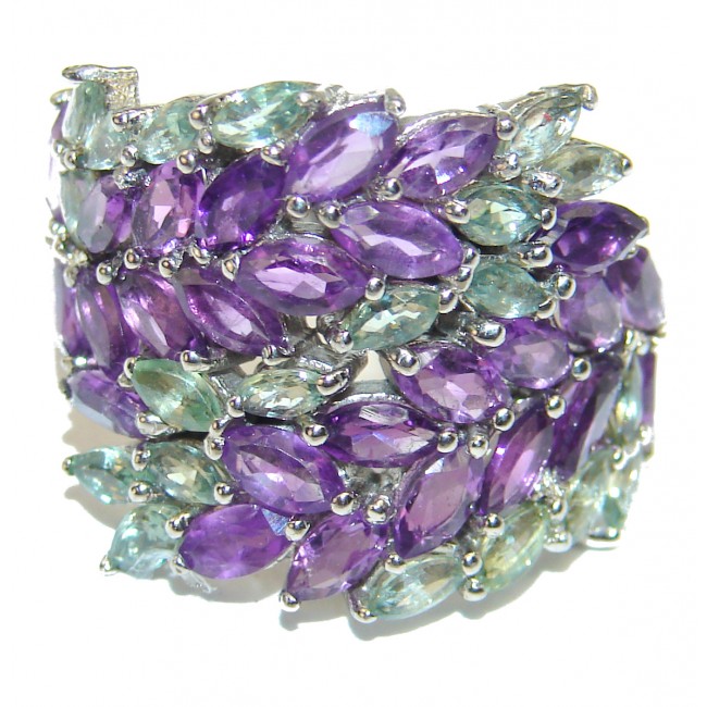 Purple Beauty Amethyst .925 Sterling Silver Ring size 8