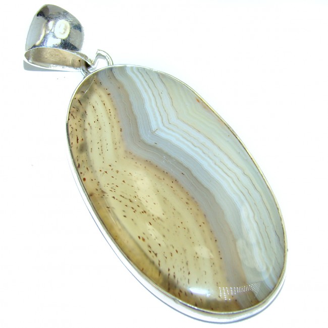 Agate .925 Sterling Silver Pendant