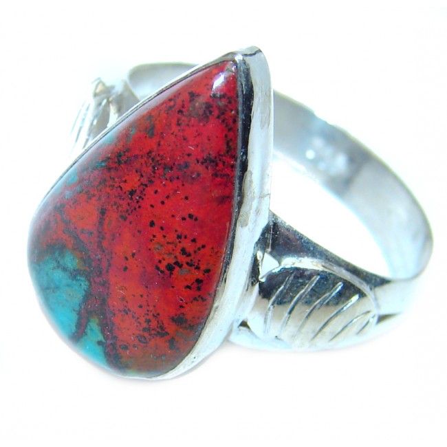 Sonora Jasper .925 Sterling Silver handcrafted Ring size 10