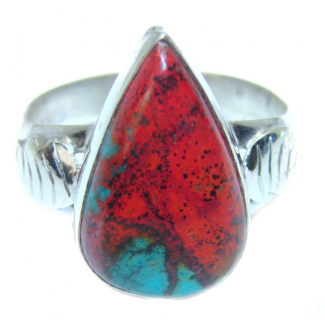 Sonora Jasper .925 Sterling Silver handcrafted Ring size 10