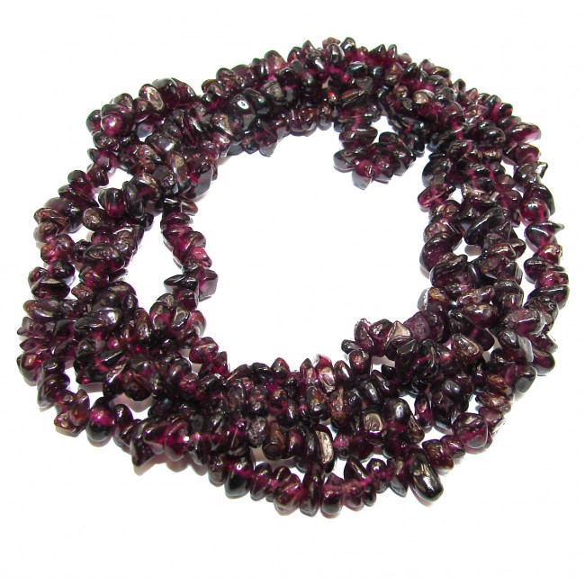 Rare Unusual Natural Tourmaline Beads Strand Necklace
