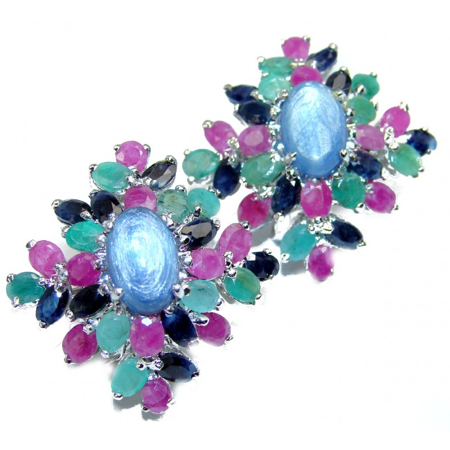 Best quality Design Kyanite .925 Sterling Silver handcrafted earrings
