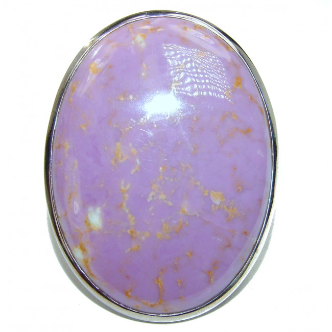 Be Bold Huge Purple Sugalite Sterling Silver handmade HUGE Ring s. 6 1/4