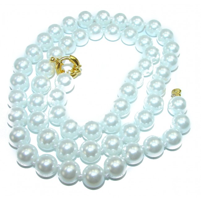 Absolutely amazing Pearl .925 Sterling Silver handmade Necklace