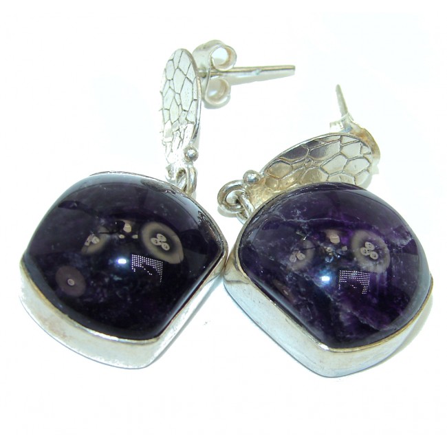 Just Perfect Amethyst .925 Sterling Silver HANDCRAFTED earrings