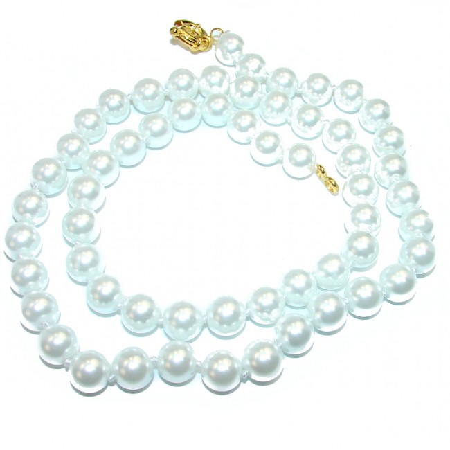 Absolutely amazing Pearl .925 Sterling Silver handmade Necklace