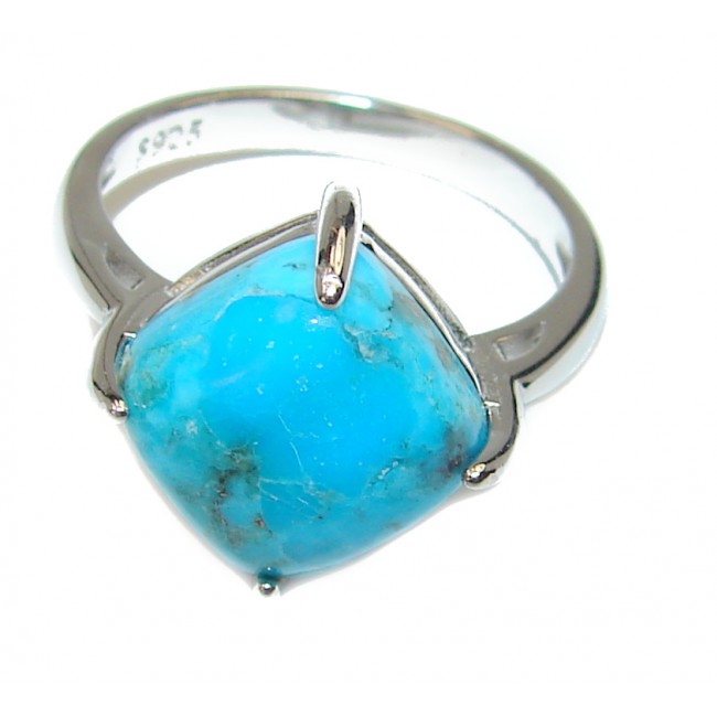 Authentic Turquoise .925 Sterling Silver ring; s. 7