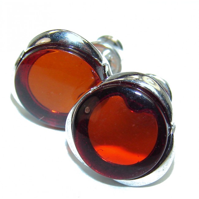 Baltic Amber .925 Sterling Silver earrings