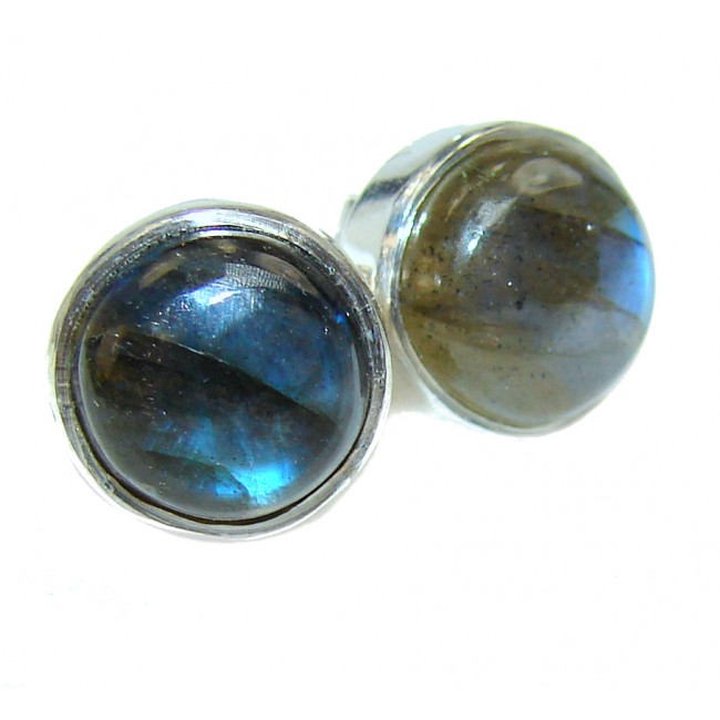 Perfect Labradorite .925 Sterling Silver handmade earrings