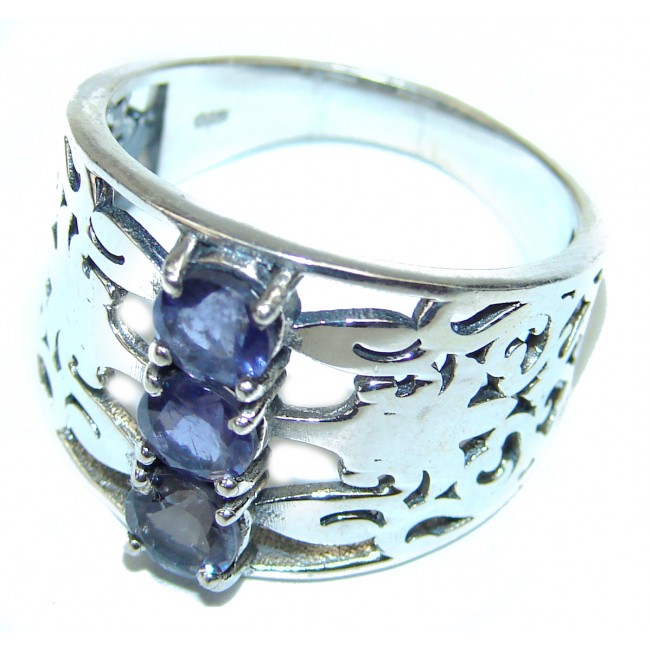 Purple Beauty 8.5 carat Amethyst .925 Sterling Silver Ring size 10
