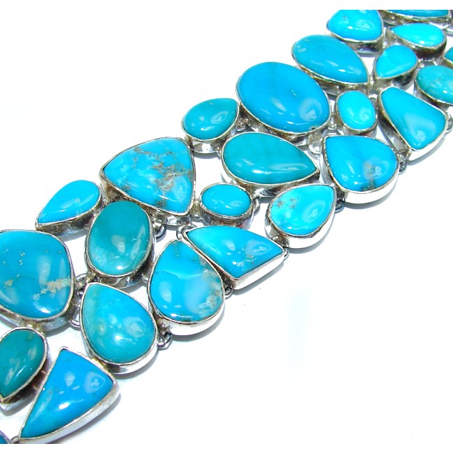 Go West authentic Turquoise .925 Sterling Silver handcrafted Bracelet