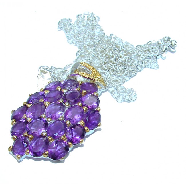 Amethyst .925 Sterling Silver handcrafted necklace