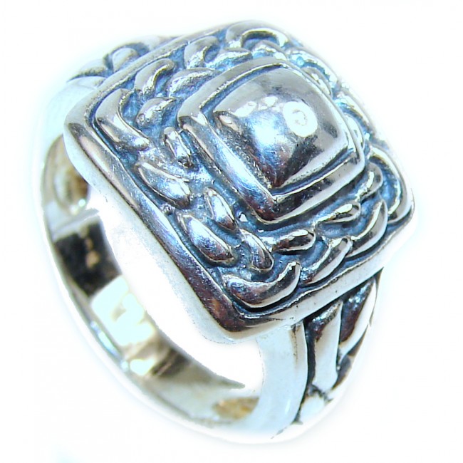 Bali made .925 Sterling Silver handcrafted Ring s. 7