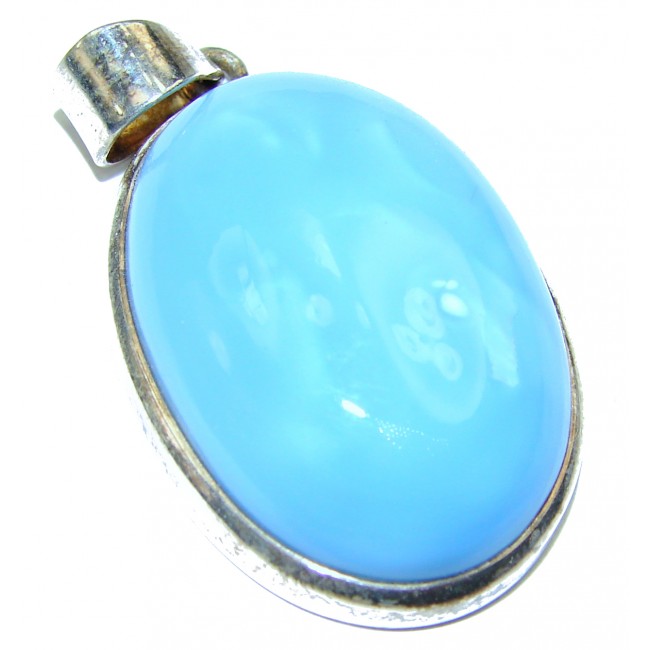 Amazing Angelite .925 Sterling Silver Pendant