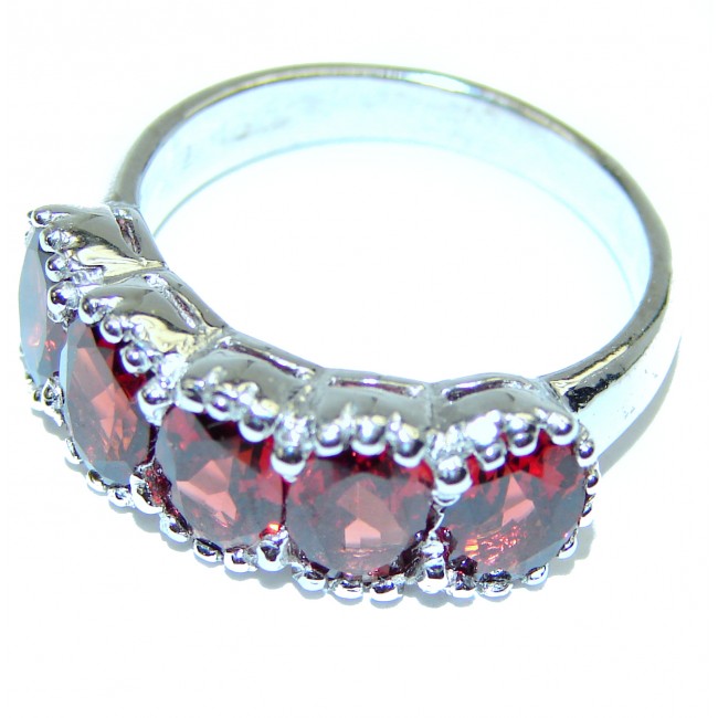 Real Beauty Garnet .925 Sterling Silver Ring size 7 1/2