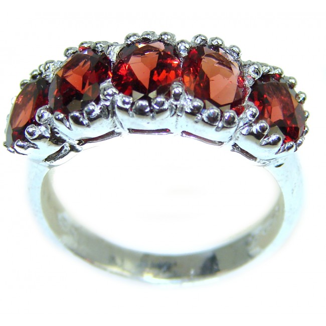 Real Beauty Garnet .925 Sterling Silver Ring size 7 1/2