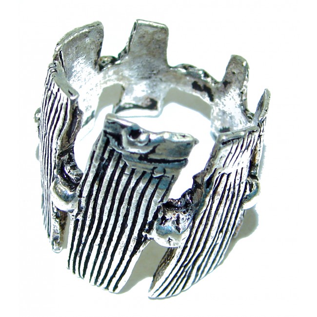 Bali made .925 Sterling Silver handcrafted Ring s. 6 1/2