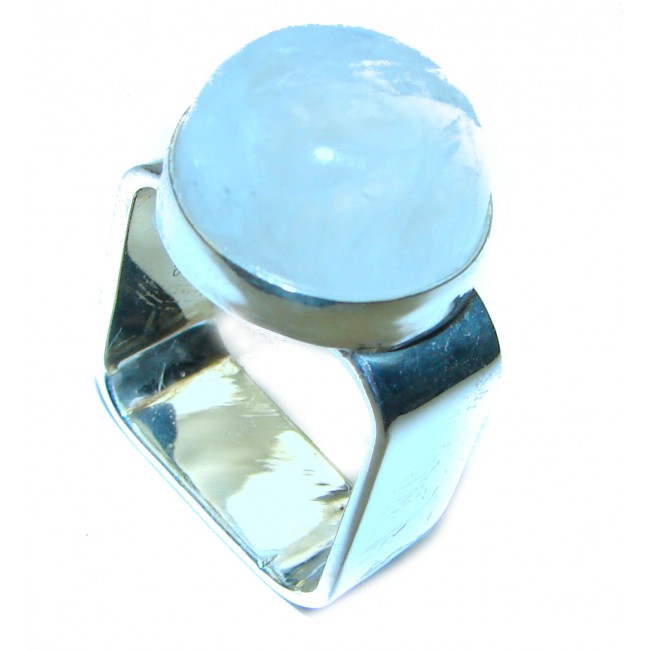 Moonstone .925 Sterling Silver handcrafted ring size 7
