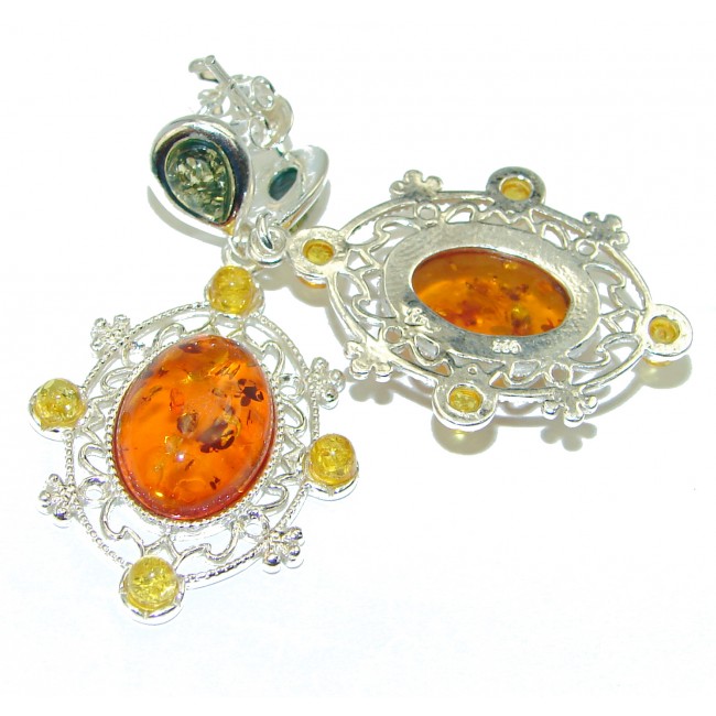 Baltic Amber .925 Sterling Silver Earrings