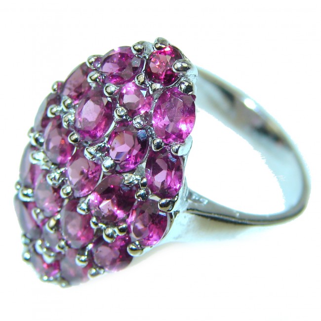 Scarlet Starlight Authentic Garnet .925 Sterling Silver Ring size 7