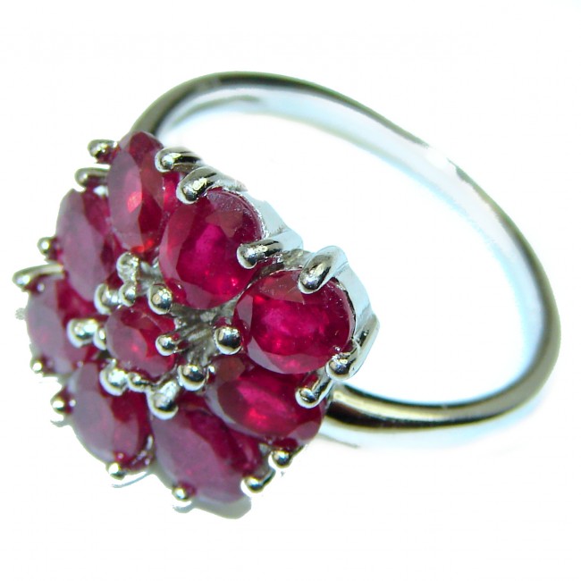 Authentic Ruby .925 Sterling Silver Ring size 8