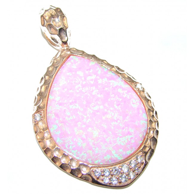 Doublet Opal 14k Gold over .925 Sterling Silver handcrafted pendant