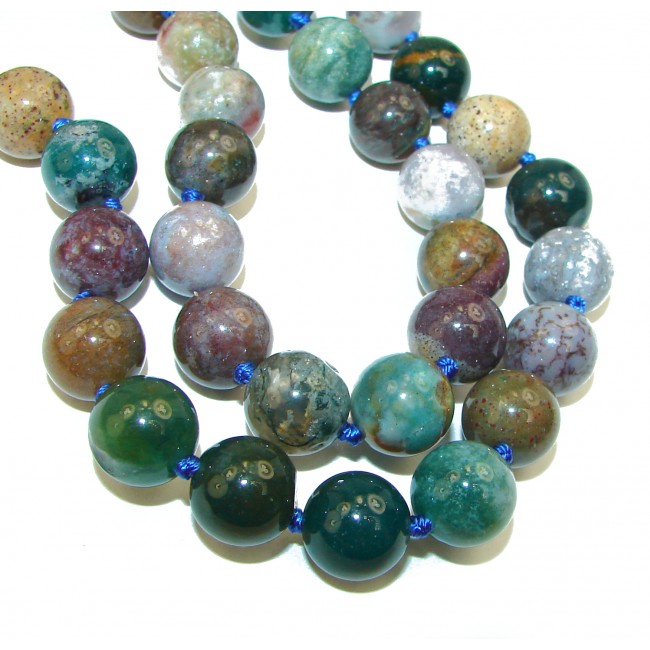 59.2 grams Rare Unusual Natural Jasper Beads NECKLACE