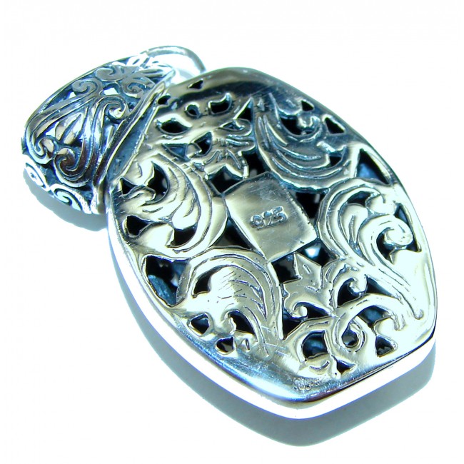 Sterling Silver .925 Silver Bali handmade Pendant