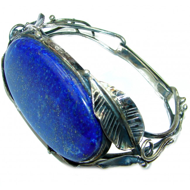 Paris Sky authentic Lapis Lazuli .925 Sterling Silver handcrafted Bracelet