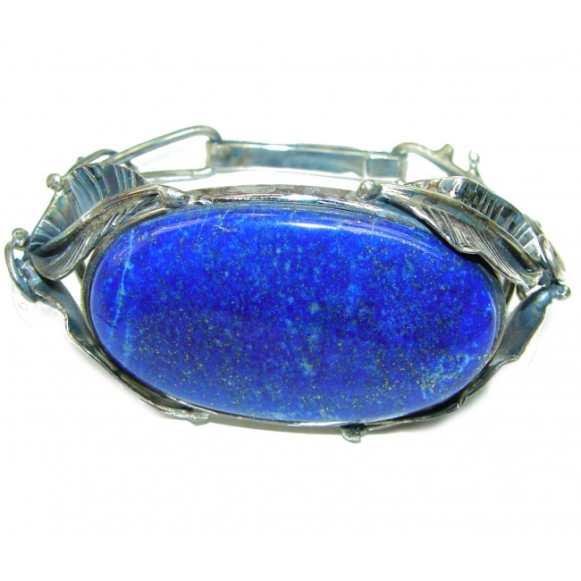 Paris Sky authentic Lapis Lazuli .925 Sterling Silver handcrafted Bracelet