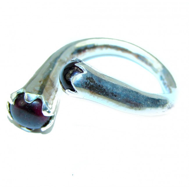 Authentic Garnet .925 Sterling Silver Ring size 7