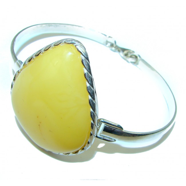 Genuine Polish Amber .925 Sterling Silver handmade Bracelet
