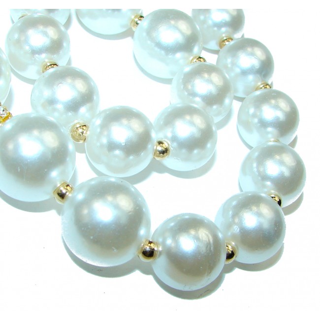 Absolutely amazing fresh water Pearl Sterling Silver handmade Necklace