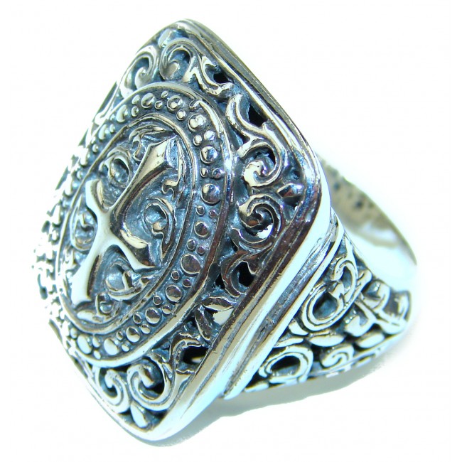 Celtic Cross Bali made .925 Sterling Silver ring size 8