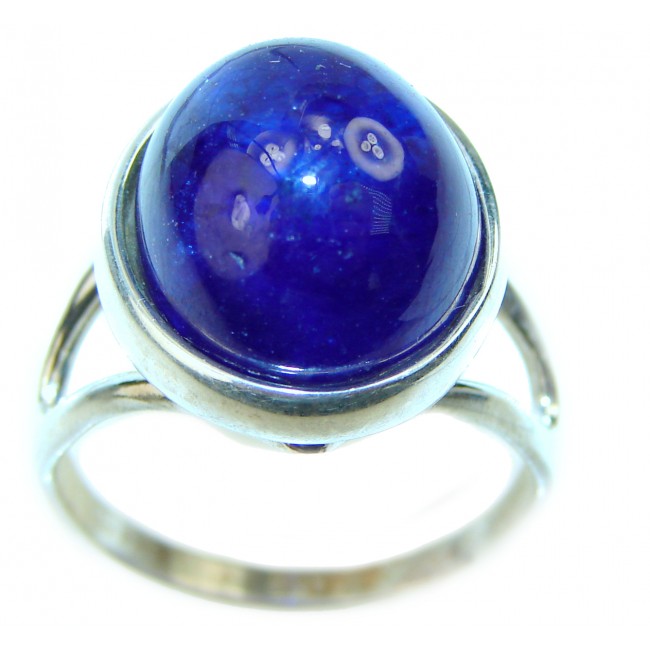 Blue Planet Beauty authentic Sapphire .925 Sterling Silver Ring size 9 1/2