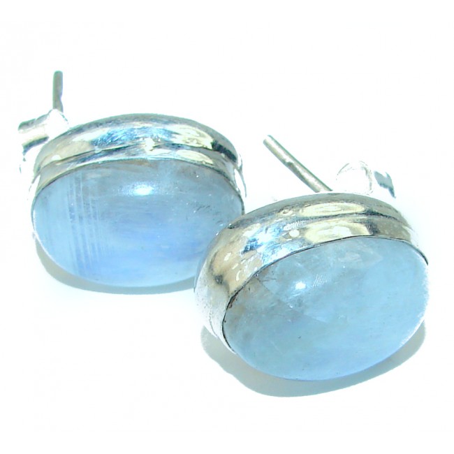 Great Moonstone .925 Sterling Silver handcrafted Earrings