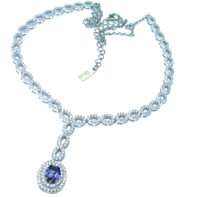 Timeless Treasure Amethyst .925 Sterling Silver handcrafted necklace