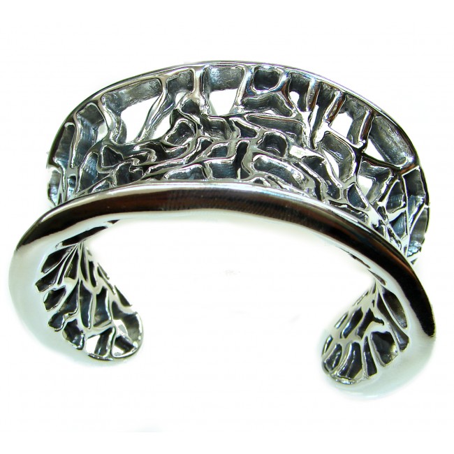 One of the kind .925 Sterling Silver Italy made Bracelet / Cuff