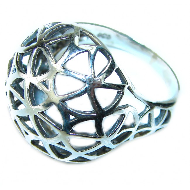 Bali made .925 Sterling Silver handcrafted Ring s. 7